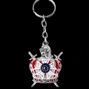 Chaveiro Demolay Grande Niquelado