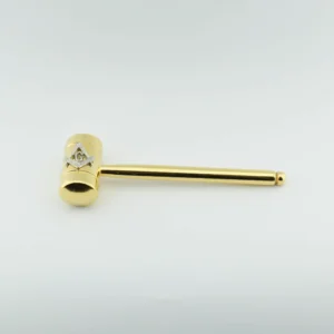 Malhete Dourado Esquadro e Compasso  (Sem Estojo)