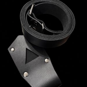 Cinto Preto Com a Bainha para Espada