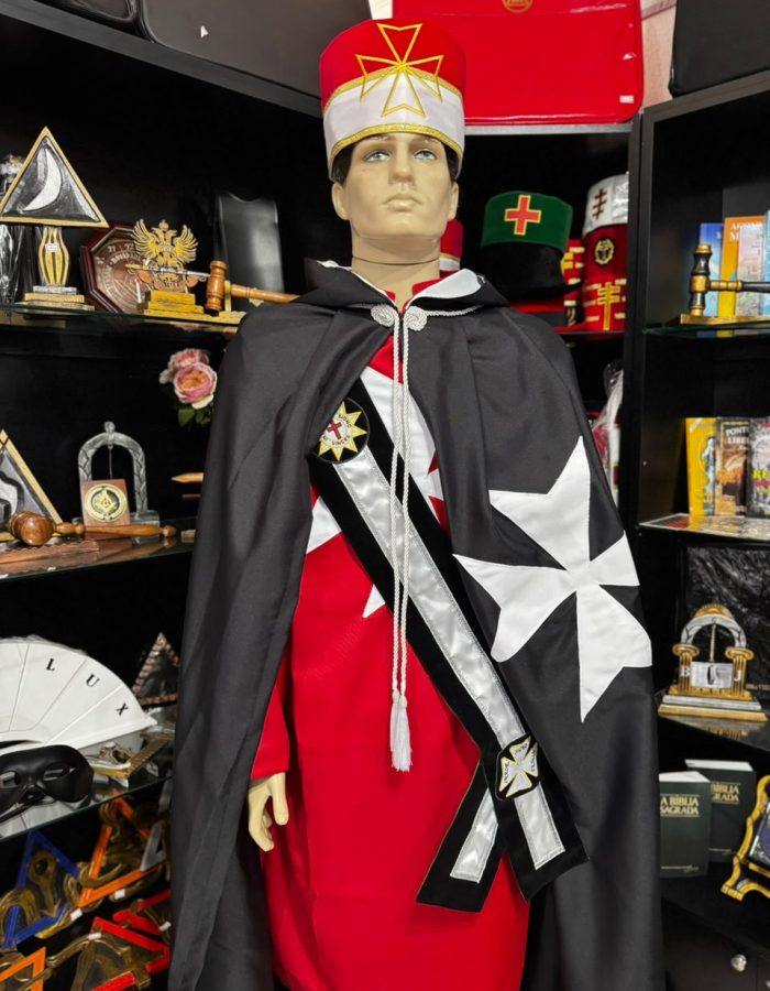 Paramento das Grandes Comanderias (OCM) Rito de York. Inglês Ordem Cruz de Malta