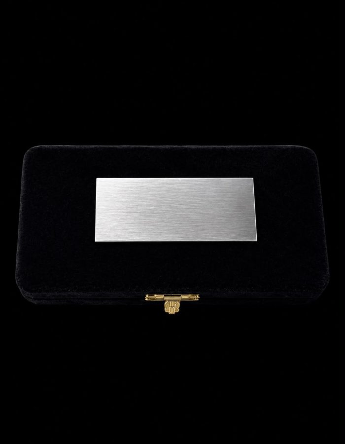 Plaquinha de Gravação para homenagem (7×3)